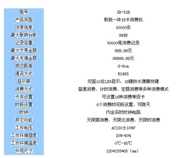 科密XD-52B消費(fèi)機(jī) 智能食堂管理的利器——來(lái)自寧波博安信息技術(shù)供應(yīng)商
